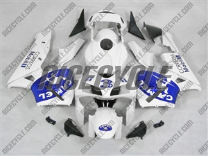 Honda CBR600RR White Camel Joe Fairings