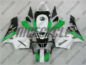 Honda CBR600RR Green/White Race Fairings