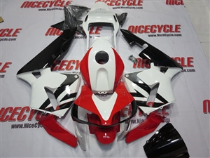 Honda CBR600RR White/Red OEM Style Fairings