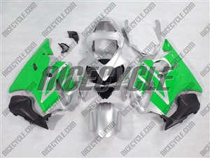 Honda CBR600 F4i Silver/Green Fairings