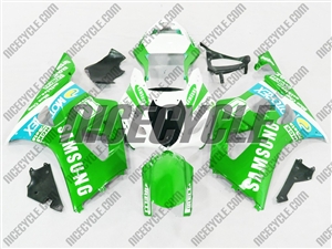 Samsung Green Suzuki GSX-R 1000 Fairings