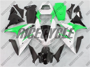 Yamaha YZF-R1 White/Green Fairings