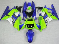 Green/Blue Honda CBR600 F3 Motorcycle Fairings