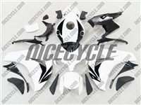 Honda CBR1000RR White/Black Motorcycle Fairings