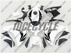 Honda CBR1000RR White/Black Motorcycle Fairings