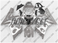 Grey Tribal Suzuki GSX-R 600 750 Fairings