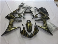 Yamaha YZF-R6 Black/Gold Fairings