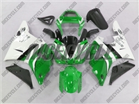 Yamaha YZF-R1 Green/White Fairings