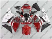 Yamaha YZF-R1 Red/White Fairings