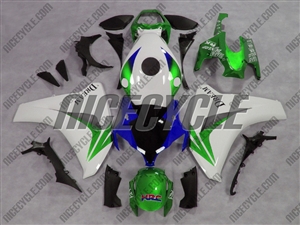 Honda CBR1000RR White/Green OEM Style Fairings