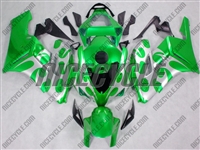 Honda CBR 1000RR Silver Tribal/Green Fairings