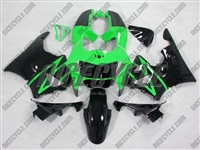 Green/Black Honda CBR900RR Motorcycle Fairings