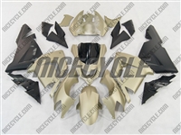 Kawasaki ZX10R Gold/Matte Black Fairings