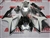 White/Silver Suzuki GSX-R 600 750 Fairings