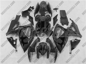 Black Tribal/Charcoal Suzuki GSX-R 600 750 Fairings