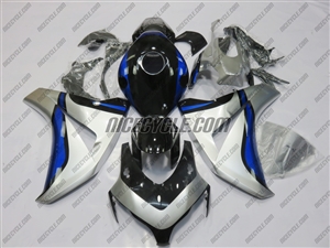 Honda CBR 1000RR Silver/Deep Blue Fairings