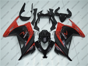 Kawasaki Ninja 300 Red/Black Fairings