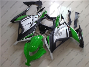 Kawasaki Ninja 300 Green/White Fairings