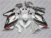 Kawasaki Ninja 300 White/Black Fairings