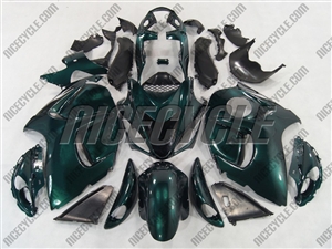 Emerald Green Suzuki GSX-R 1300 Hayabusa Fairings