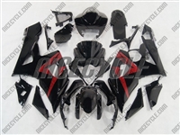 Suzuki GSX-R 1000 Black Fairings Red Accents