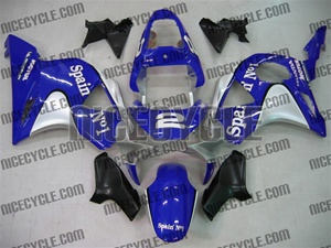 Honda CBR954RR Spain No. 1 Blue Fairings