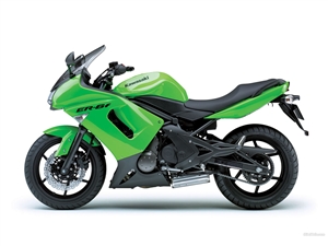 Kawasaki Ninja 650R Green Fairings