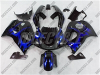 Suzuki Blue Tribal SRAD GSX-R 600 750 Fairings