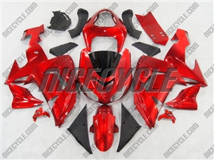 Candy Red Kawasaki ZX10R Fairings