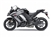 Kawasaki Ninja 1000 Black/Silver Fairings