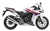 Honda CBR500R OEM Style White/Red Fairings