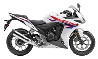 Honda CBR500R OEM Style White/Red Fairings