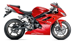 Triumph Daytona 675 Gloss Red Fairings