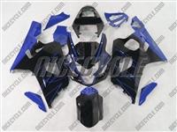 Black/Blue Accents Suzuki GSX-R 600 750 Fairings