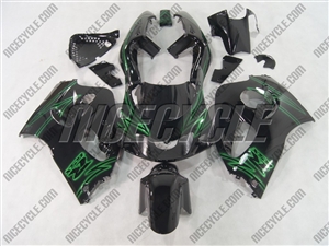 Airbrush Green Suzuki SRAD GSX-R 600 750 Fairings