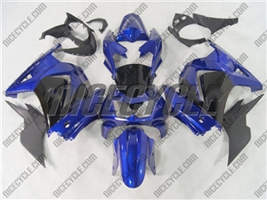 Black/Blue Ninja 250R Fairings