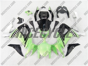 Kawasaki ZX10R Green/Black/Silver Fairings