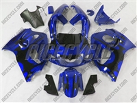 Suzuki Candy Blue Tribal SRAD GSX-R 600 750 Fairings