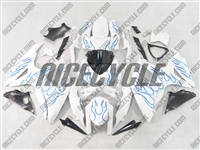 Suzuki GSX-R 600 750 Sky Blue Fire Motorcycle Fairings