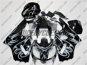 Kawasaki ZX12R Black Tribal Fairings