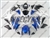 Suzuki GSX-R 600 750 White/Blue OEM Style Fairings