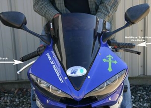 Yamaha YZF-R6 HeliBars Handlebar Risers