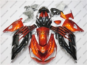 Kawasaki ZX14R Candy Orange/Black Fairings