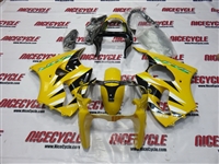 Kawasaki ZX6R Yellow Fairings