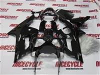 Kawasaki ZX6R Gloss Black Fairings