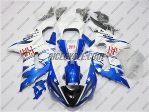 Blue FIAT Kawasaki ZX6R Fairings