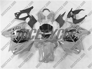 Skull Head Grey Ninja 250R Fairings