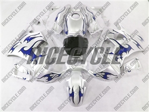 Honda CBR600 F2 Blue Tribal/Silver Fairings