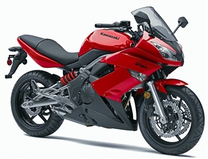 Red Kawasaki Ninja 650R Fairings