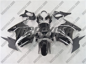 Black/Silver Ninja 250R Fairings